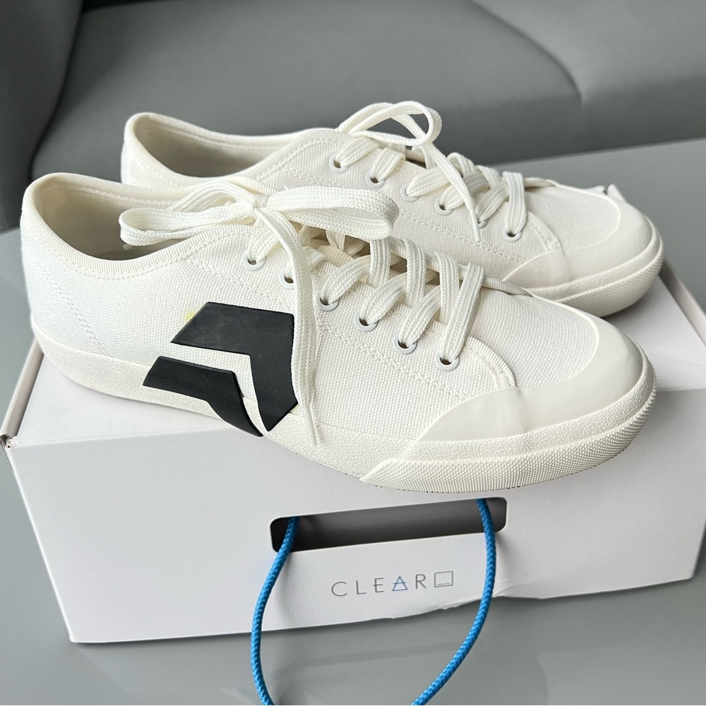 Dolce Vita Clear Bryton canvas sneaker womens size 7.5